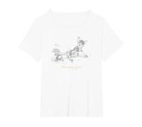 Disney Bambi & Thumper Friendship Goals Sketch T-Shirt, Women's Plus, White, 4X