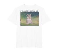 Disney Bambi Thumper If You Can't Say Something Nice T-Shirt, Men's Big and Tall, White, 3X Tall