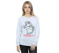 Disney Women's Bambi Thumper Line Drawing Sweatshirt in Grey | Size: Small Disney Grey S