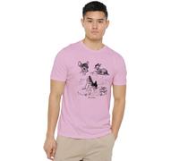 Disney Bambi Thumper Nature Unisex T Shirt, Light Pink, XXX-Large