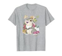 Disney Bambi Thumper Vintage Floral Portrait T-Shirt, Men, Heather Grey, Medium