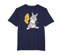Disney Bambi Thumper with A Flower T-Shirt, Men's Big and Tall, Navy Blue, 2X Tall