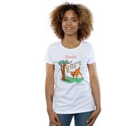 Disney Bambi Tilted Up Cotton T-Shirt In White White L