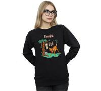 Disney Bambi Tilted Up Sweatshirt In Black Black L