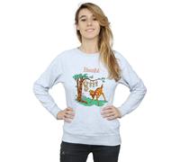 Disney Bambi Tilted Up Sweatshirt In Grey Grey L
