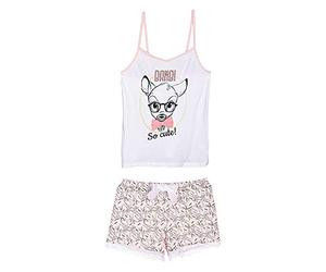 Disney Bambi Woman Short Pajamas White