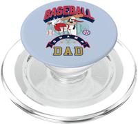 Disney Baseball Dad Sports Goofy Father's Day Tee PopSockets PopGrip for MagSafe