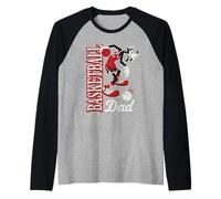 Disney Basketball Dad Sports Goofy Father's Day Tee Raglan Baseball Tee