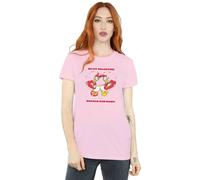 Disney Be My Valentine Daisy & Donald Cotton Boyfriend T-Shirt In Baby Pink Baby Pink M