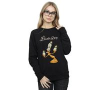 Disney Women's Beauty & The Beast Be Our Guest Sweatshirt in Black | Size: Small Disney Black S