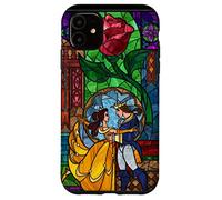 Disney Beauty and the Beast Belle and Prince Stained Glass Case for iPhone 11