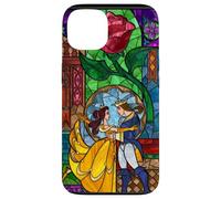 Disney Beauty and the Beast Belle and Prince Stained Glass Case for iPhone 13