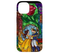 Disney Beauty and the Beast Belle and Prince Stained Glass Case for iPhone 14