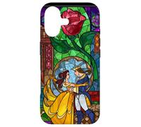 Disney Beauty and the Beast Belle and Prince Stained Glass Case for iPhone 17