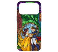 Disney Beauty and the Beast Belle and Prince Stained Glass Case for iPhone 17 Pro Max