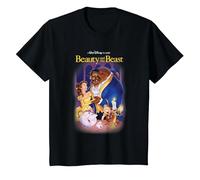 Disney Beauty and the Beast Belle Beast Cover T-Shirt, Youth, Black, X-Small
