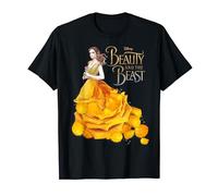 Disney Beauty And The Beast Belle Rose Dress Portrait T-Shirt