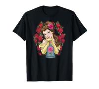 Disney Beauty And The Beast Belle Rose Frame Portrait T-Shirt