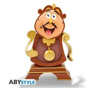 ABYstyle Disney Beauty and the Beast Cogsworth Premium Money Box | Disney Money Box | Cash Box | Blue | Children, Fans, Collectors, Adults