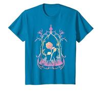 Disney Beauty And The Beast Enchanted Rose T-Shirt, Youth, Sapphire Blue, 3T