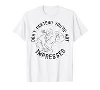 Disney Beauty And The Beast Gaston Muscles Graphic Tee T-Shirt, Men, White, Small