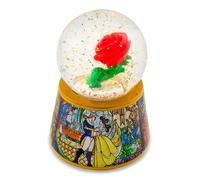 Disney Beauty and the Beast Mini Light-Up Snow Globe | 3 Inches Tall