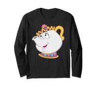 Disney Beauty and the Beast Mrs. Potts Big Face Costume Long Sleeve T-Shirt