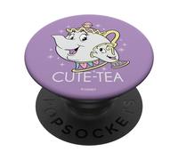 Disney Beauty and the Beast Purple Cute-Tea PopSockets Adhesive PopGrip