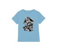 Disney Beauty & the Beast Beast Belle Dance Black White kids t-shirt in Light Blue | Size: 5-6 Years Disney Light Blue 5-6 Years