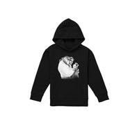 Disney Beauty & The Beast Beast Belle Sketched Youth Kids Pull-Over Hoodie, Black | Size: 7-8 Years Disney Black 7-8 Years