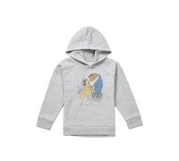 Disney Beauty & The Beast Belle Beast Castle Youth Kids Pull-Over Hoodie, Athletic Heather in Grey | Size: 5-6 Years Disney Grey 5-6 Years