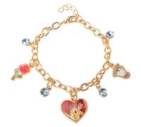 Disney Girls Beauty & The Beast Girls Multicoloured Enamel Costume Charm Bracelet BH00184YL-65.PH
