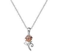 Disney Princess Silver and Rose Gold Necklace C902727TL-P.PH