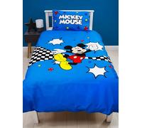 Disney Bedding Set | Mickey Mouse Single Duvet Set | Mickey Reversible Bedding | Official Mickey Mouse Merchandise
