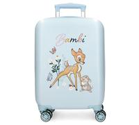 Joumma Disney Before The Bloom Cabin Suitcase Blue 33 x 50 x 20 cm Hard ABS Combination Lock Side 28.4L 2 kg 4 Double Wheels Luggage Hand Luggage, Blue, Cabin Suitcase