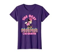 Disney "Best Mama on Earth" Mickey & Minnie Family Trip T-Shirt, Women, Purple, Medium