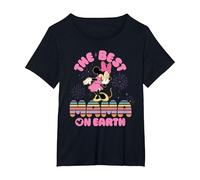 Disney "Best Mama on Earth" Mickey & Minnie Family Trip T-Shirt, Women's Plus, Black, 6X