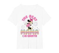 Disney "Best Mama on Earth" Mickey & Minnie Family Trip T-Shirt, Women's Plus, White, 4X