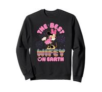 Disney "Best Wifey on Earth" Mickey & Minnie Couple's Trip Sweatshirt