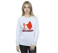 Disney Big Hero 6 Baymax Fist Bump Cutout Sweatshirt In Grey Grey