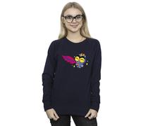 Disney Women's Big Hero 6 Baymax Fred Fired Up Sweatshirt in Navy | Size: Medium Disney Navy M