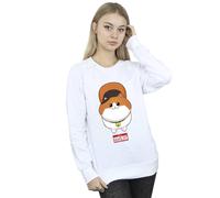 Disney Big Hero 6 Baymax Kitten Face Sweatshirt In White White S