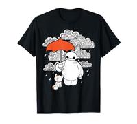 Disney Big Hero 6 Baymax Patterned Rain Clouds Portrait C1 T-Shirt