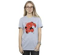 Disney Big Hero 6 Baymax Suite Pose Cotton Boyfriend T-Shirt In Grey Grey