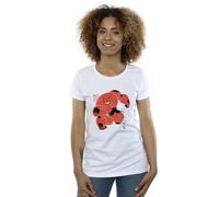 Disney Women's Big Hero 6 Baymax Suite Pose Cotton T-Shirt in White | Size: Medium Disney White M