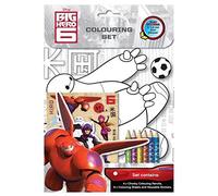 Disney Big Hero 6 Colouring Set, Plastic, Multi-Colour