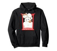 Disney Big Hero 6 TV Series Baymax And Mochi Supportive Type Pullover Hoodie