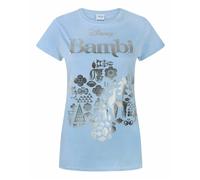 Disney Blue Bambi Short Sleeved T-Shirt Womens