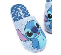 Disney Blue Lilo and Stitch Mule Slippers Womens