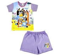 Disney Bluey Girl's 2 Piece Shortie Pyjama Set Family 18-24 Months Multicoloured